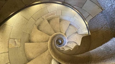 Spiral Stairs inside La Sagrada Familia